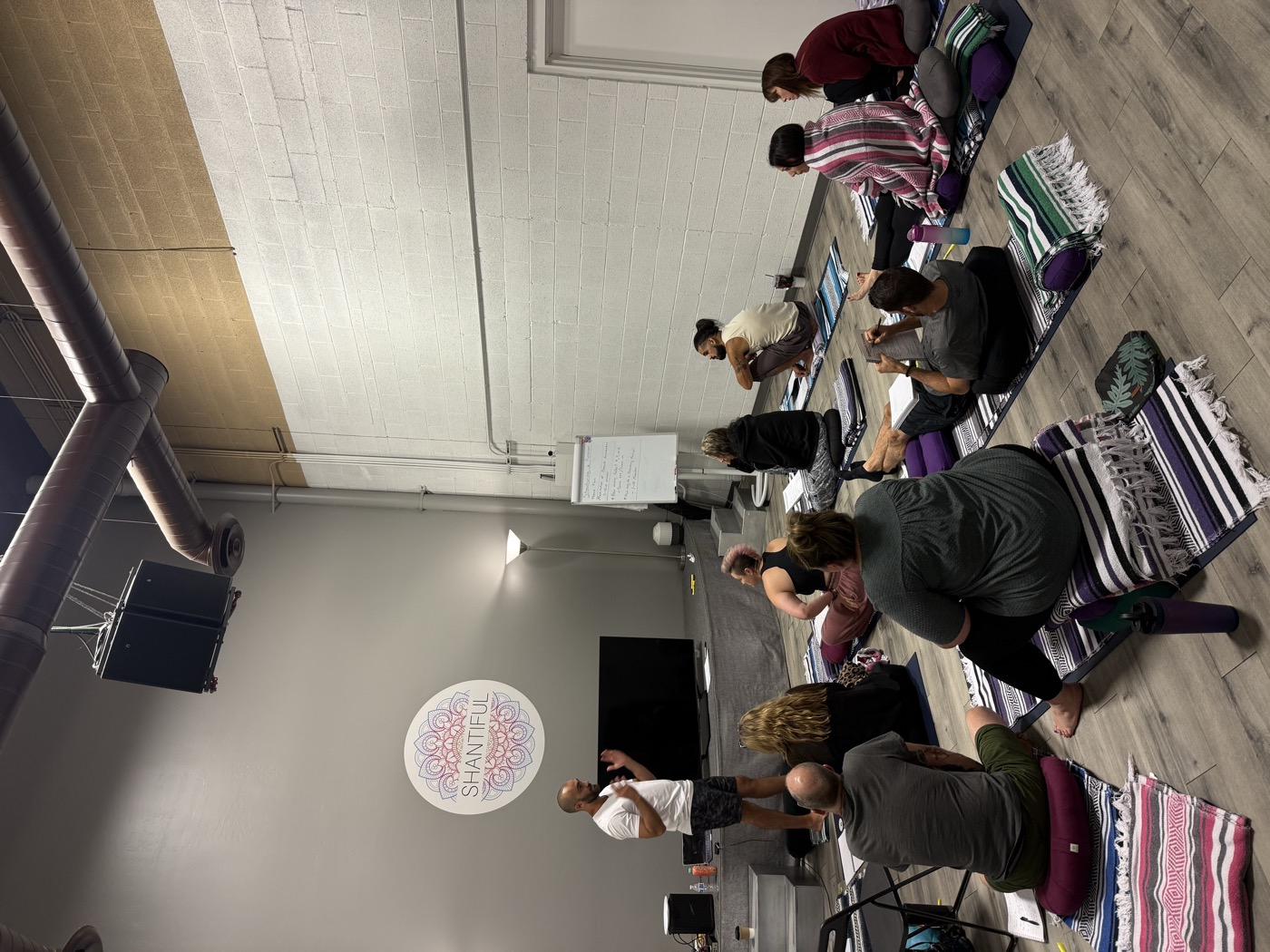 Ryan McBurney teaching Liquid Breathwork certification training to students at an in-person workshop in Arizona