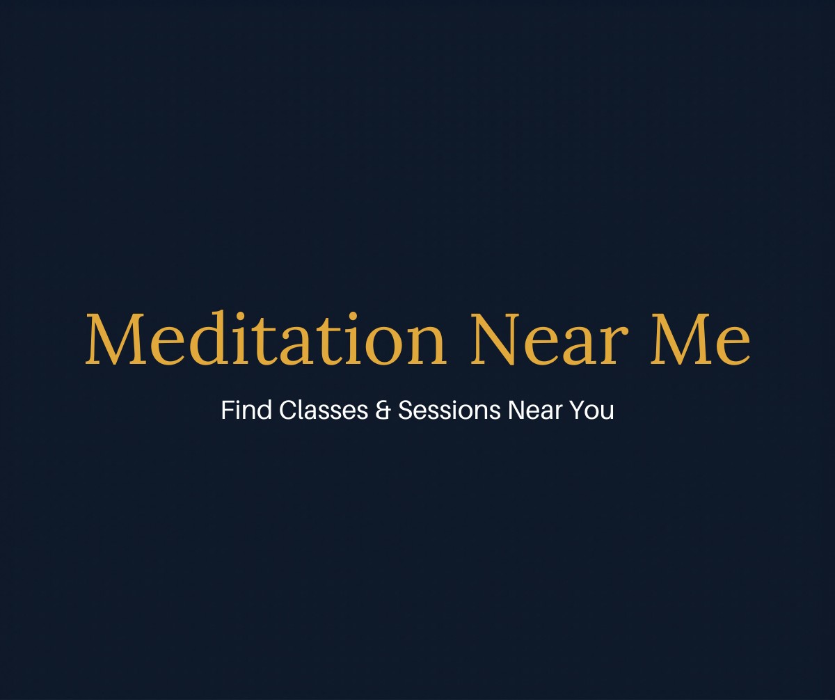 Find meditation near me tool